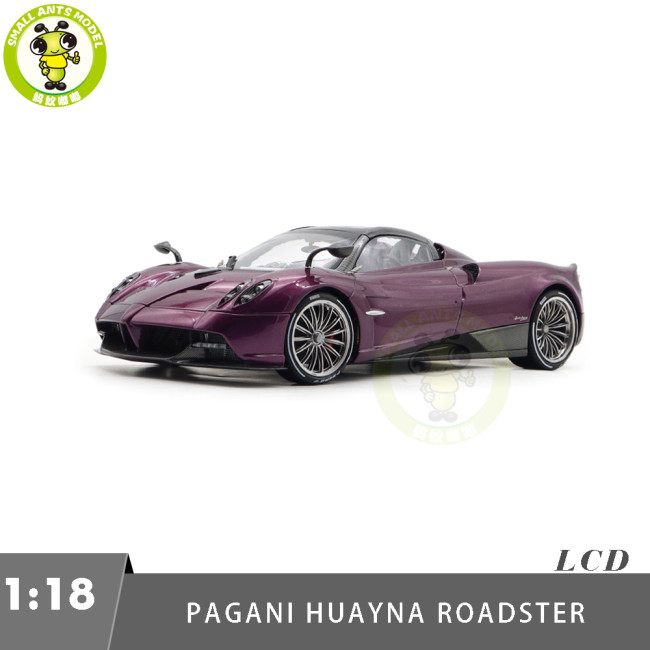 1/18 LCD Pagani Huayra Roadster Diecast Model Toy Car Gifts For Friends Father
