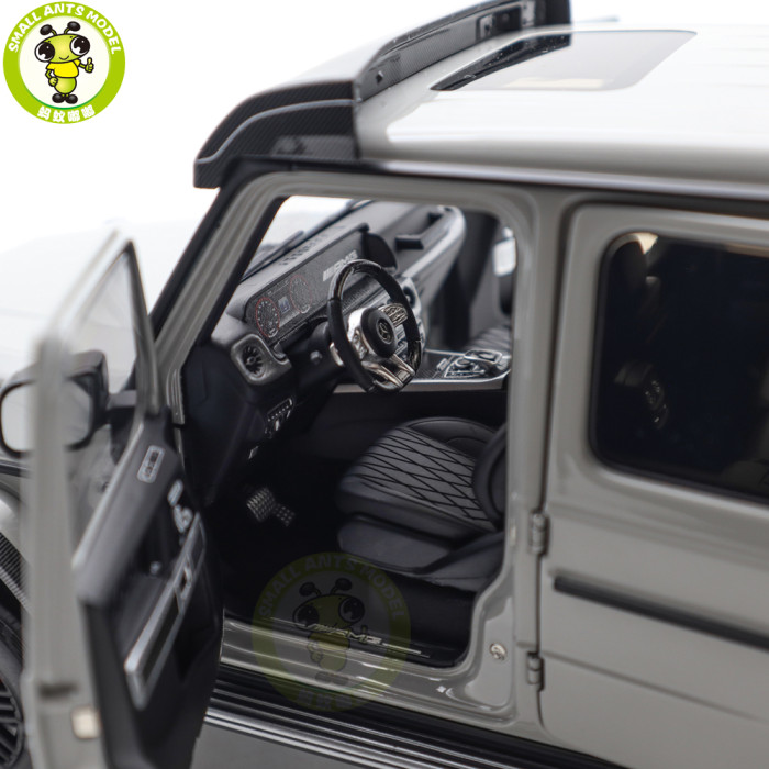 1/18 Mercedes-AMG G63 G Class 4×4² 2023 Almost Real 820829 Arabian Grey Diecast Model Toy Car Gifts For Friends Father