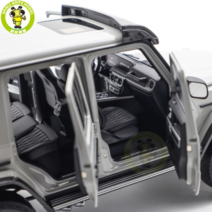 1/18 Mercedes-AMG G63 G Class 4×4² 2023 Almost Real 820829 Arabian Grey Diecast Model Toy Car Gifts For Friends Father