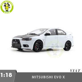 1/18 Mitsubishi Lancer EVO Evolution X 10 With RAYS Volk Racing TE37 / Carbon Hood Diecast Model Car