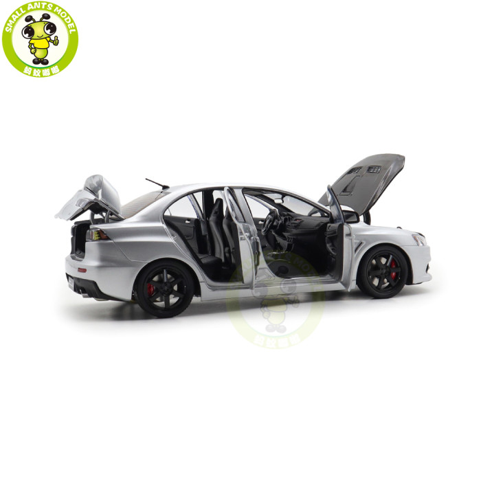 1/18 Mitsubishi Lancer EVO Evolution X 10 With RAYS Volk Racing TE37 / Carbon Hood Diecast Model Car