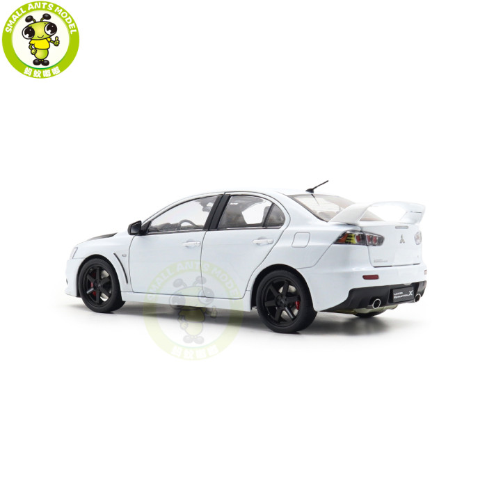 1/18 Mitsubishi Lancer EVO Evolution X 10 With RAYS Volk Racing TE37 / Carbon Hood Diecast Model Car