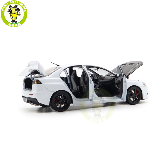 1/18 Mitsubishi Lancer EVO Evolution X 10 With RAYS Volk Racing TE37 / Carbon Hood Diecast Model Car