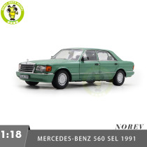 1/18 Mercedes Benz 560 SEL 1991 Norev 183469 Diecast Model Toys Car Gifts For Father Friends