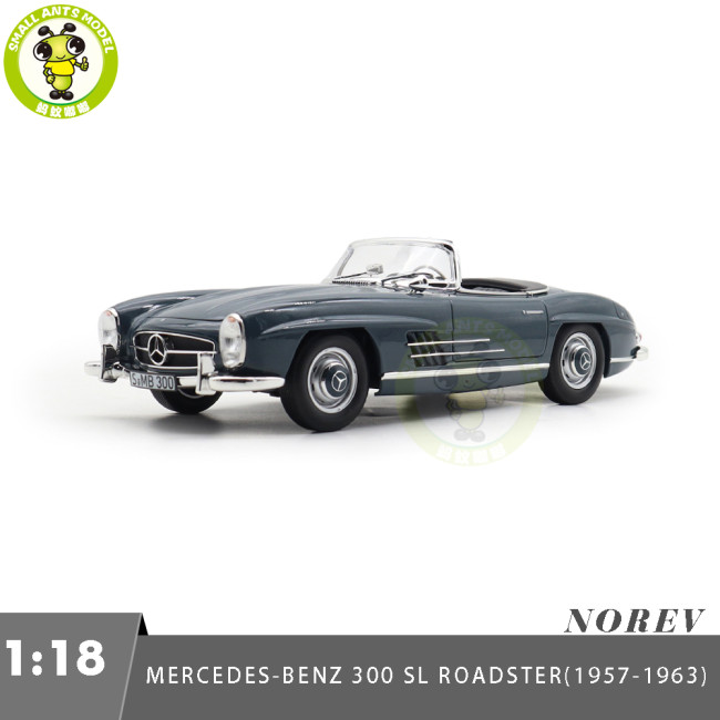 1/18 Mercedes Benz 300 SL Roadster 1957-1963 Norev OEM Diecast Model Toy Car Gifts For Husband Boyfriend Father