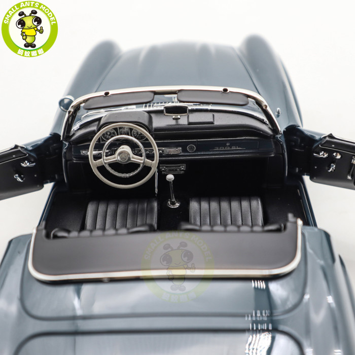 1/18 Mercedes Benz 300 SL Roadster 1957-1963 Norev OEM Diecast Model Toy Car Gifts For Husband Boyfriend Father