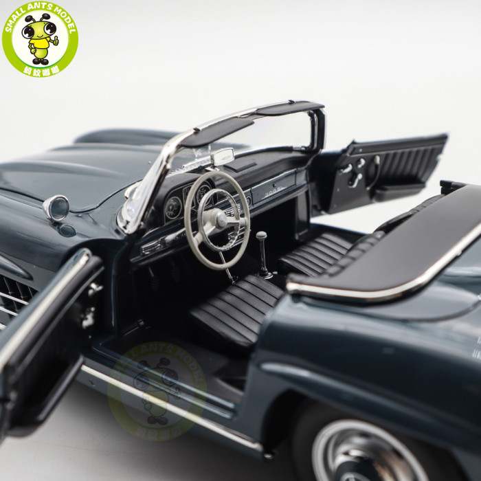1/18 Mercedes Benz 300 SL Roadster 1957-1963 Norev OEM Diecast Model Toy Car Gifts For Husband Boyfriend Father