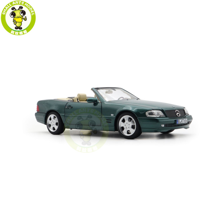 1/18 Mercedes Benz SL 500 1999 Norev 183753 Diecast Model Toys Car Boys Girls Gifts