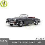 1/18 Mercedes Benz 190 SL 1957 Norev 183402 Diecast Model Toys Car Gifts For Father Friends