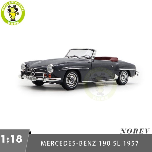 1/18 Mercedes Benz 190 SL 1957 Norev 183402 Diecast Model Toys Car Gifts For Father Friends