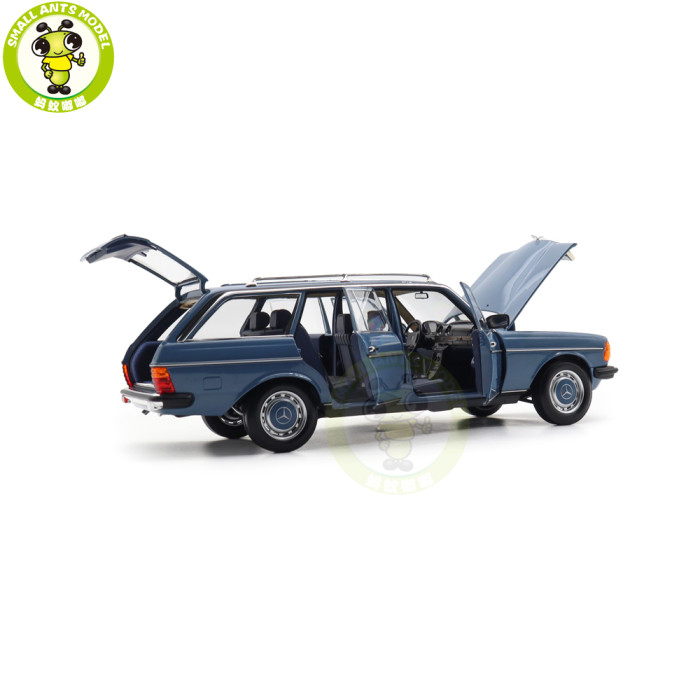 1/18 Mercedes Benz 200 T 200T 1980 Norev 183737 Blue Diecast Model Toy Car Gifts For Friends Father