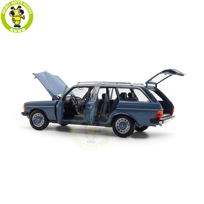 1/18 Mercedes Benz 200 T 200T 1980 Norev 183737 Blue Diecast Model Toy Car Gifts For Friends Father