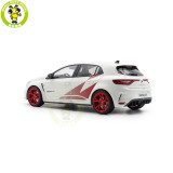 1/18 Renault Megane R.S Trophy-R 2019 White NOREV 185239 Diecast Model Toy Car Gifts For Father Friends