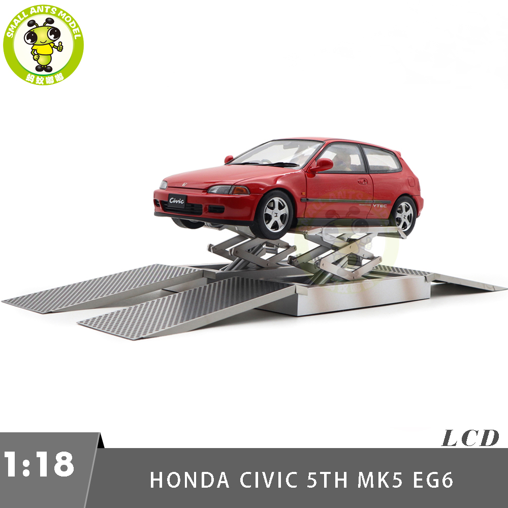 SOLIDO 1/18 EG6 HONDA CIVIC 1991 Metal Diecast Model Car Gifts Display