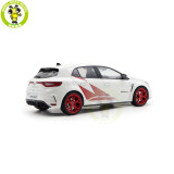 1/18 Renault Megane R.S Trophy-R 2019 White NOREV 185239 Diecast Model Toy Car Gifts For Father Friends