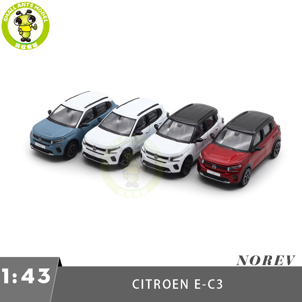 1/43 Citroen C3 e-C3 2024 NOREV 155310 155311 155312 155313