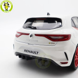1/18 Renault Megane R.S Trophy-R 2019 White NOREV 185239 Diecast Model Toy Car Gifts For Father Friends