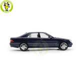 1/18 Mercedes Benz S55 AMG 2000 Norev 183817 Blue Diecast Model Toy Car Gifts For Friends Father