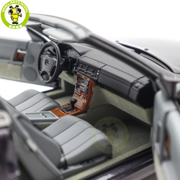 1/18 Mercedes Benz 500 SL R129 Norev OEM Bornite Metallic Diecast Model Toys Car Gifts For Father Friends