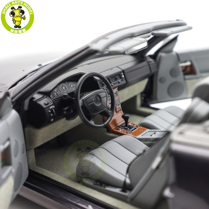 1/18 Mercedes Benz 500 SL R129 Norev OEM Bornite Metallic Diecast Model Toys Car Gifts For Father Friends