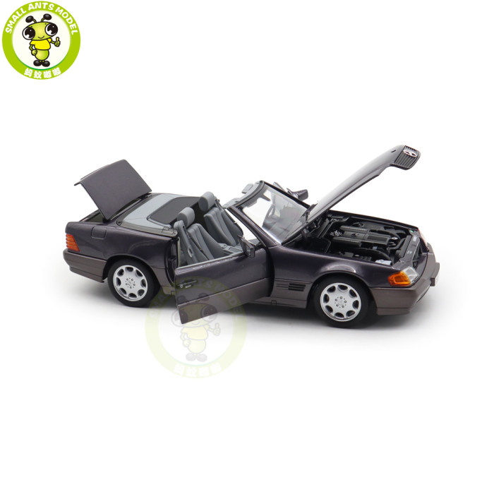 1/18 Mercedes Benz 500 SL R129 Norev OEM Bornite Metallic Diecast Model Toys Car Gifts For Father Friends