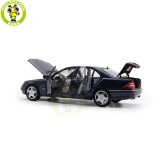 1/18 Mercedes Benz S55 AMG 2000 Norev 183817 Blue Diecast Model Toy Car Gifts For Friends Father