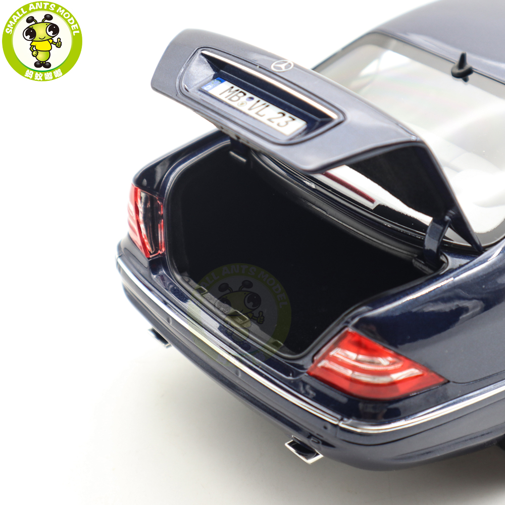 1/18 Mercedes Benz S55 AMG 2000 Norev 183817 Blue Diecast Model