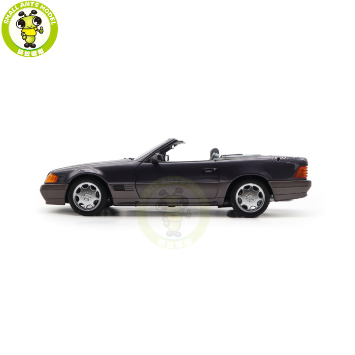 1/18 Mercedes Benz 500 SL R129 Norev OEM Bornite Metallic Diecast Model Toys Car Gifts For Father Friends