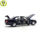 1/18 Mercedes Benz S55 AMG 2000 Norev 183817 Blue Diecast Model Toy Car Gifts For Friends Father