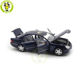 1/18 Mercedes Benz S55 AMG 2000 Norev 183817 Blue Diecast Model Toy Car Gifts For Friends Father