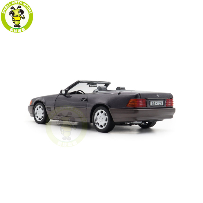 1/18 Mercedes Benz 500 SL R129 Norev OEM Bornite Metallic Diecast Model Toys Car Gifts For Father Friends