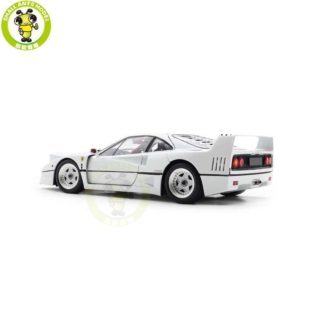 1/18 Ferrari F40 Kyosho 08416PW-G Pearl White Diecast Model Toy