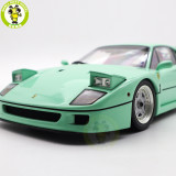 1/18 Ferrari F40 Kyosho 08416MG Mint Green Diecast Model Toy Cars Gifts For Father Friends