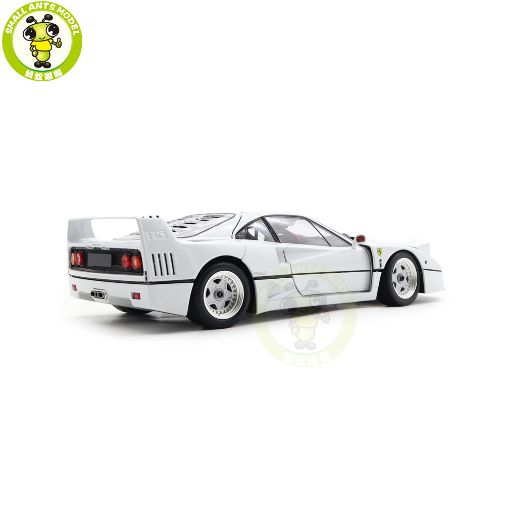 1/18 Ferrari F40 Kyosho 08416PW-G Pearl White Diecast Model Toy