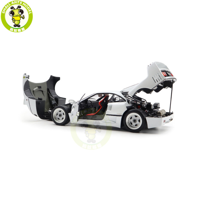 1/18 Ferrari F40 Kyosho 08416PW-G Pearl White Diecast Model Toy Cars Gifts For Father Friends
