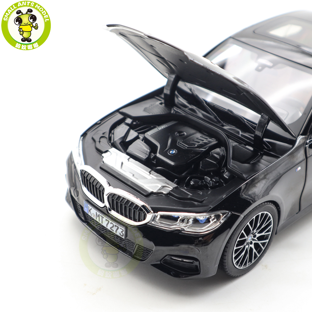 1/18 BMW 330i 2019 G20 Norev 183277 Black Diecast Model Toy Car
