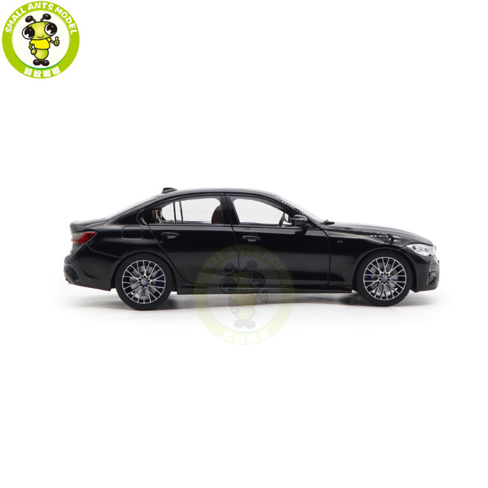 1/18 BMW 330i 2019 G20 Norev 183277 Black Diecast Model Toy Car Gifts For Friends Father
