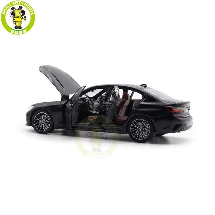 1/18 BMW 330i 2019 G20 Norev 183277 Black Diecast Model Toy Car Gifts For Friends Father