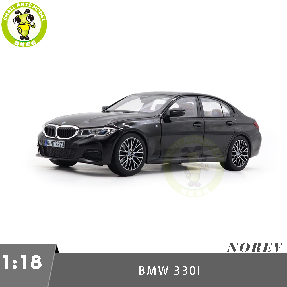 1/18 BMW 330i 2019 G20 Norev 183277 Black Diecast Model Toy Car