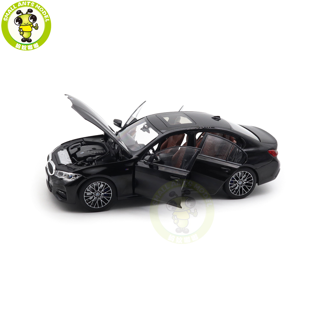 1/18 BMW 330i 2019 G20 Norev 183277 Black Diecast Model Toy Car