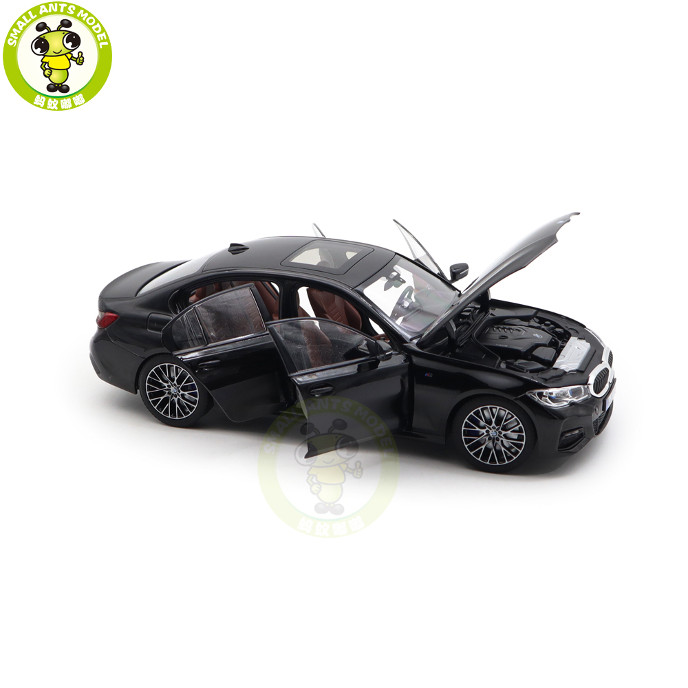 1/18 BMW 330i 2019 G20 Norev 183277 Black Diecast Model Toy Car