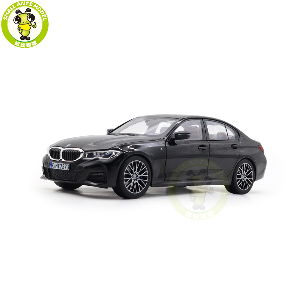 1/18 BMW 330i 2019 G20 Norev 183277 Black Diecast Model Toy Car