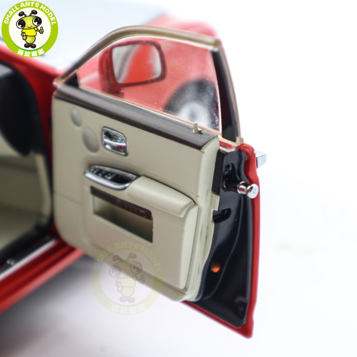 1/18 Rolls-Royce Ghost Kyosho 08802RS Red/Silver Diecast Model Toy Car Gifts For Father Friends