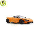 1/18 LCD HPD McLaren 765LT Supercar Orange Diecast Model Car Gifts For Father Friends