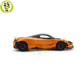 1/18 LCD HPD McLaren 765LT Supercar Orange Diecast Model Car Gifts For Father Friends