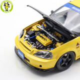 1/18 MOTORHELIX Honda CIVIC Type R EK9-120 Spoon Diecast Model Toy Car Gifts For Father Friends