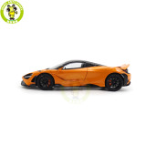 1/18 LCD HPD McLaren 765LT Supercar Orange Diecast Model Car Gifts For Father Friends