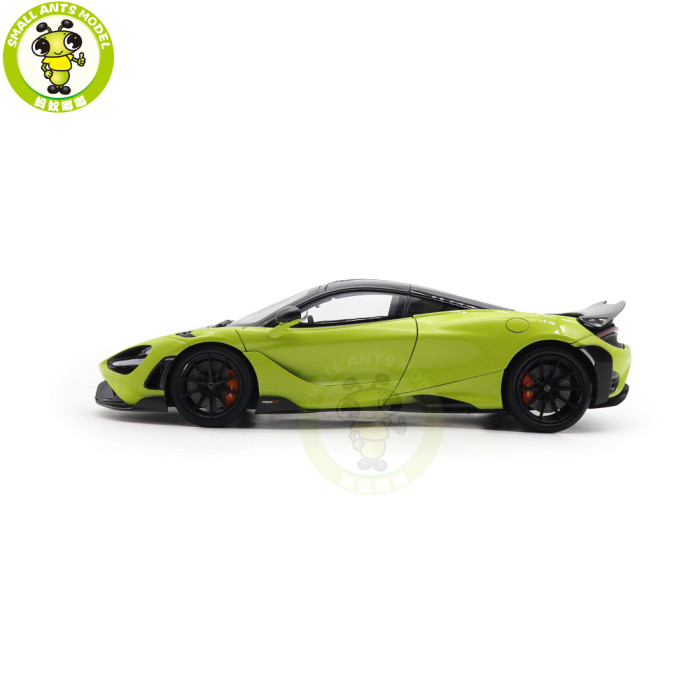 1/18 LCD HPD McLaren 765LT Supercar Green Diecast Model Car Gifts For Father Friends