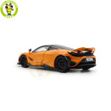 1/18 LCD HPD McLaren 765LT Supercar Orange Diecast Model Car Gifts For Father Friends