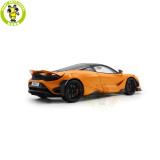 1/18 LCD HPD McLaren 765LT Supercar Orange Diecast Model Car Gifts For Father Friends